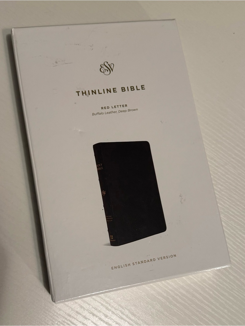 Thinline Bible - Deep Brown Buffalo Leather